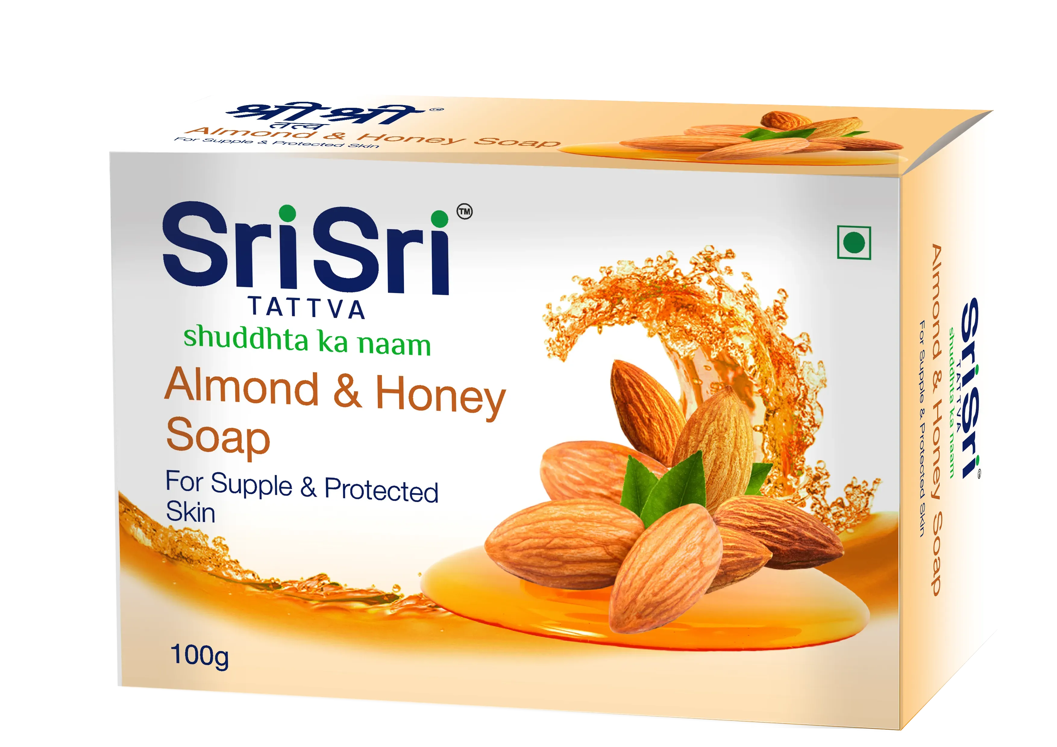Sri Sri Tattva Almond Honey Soap - Image 3