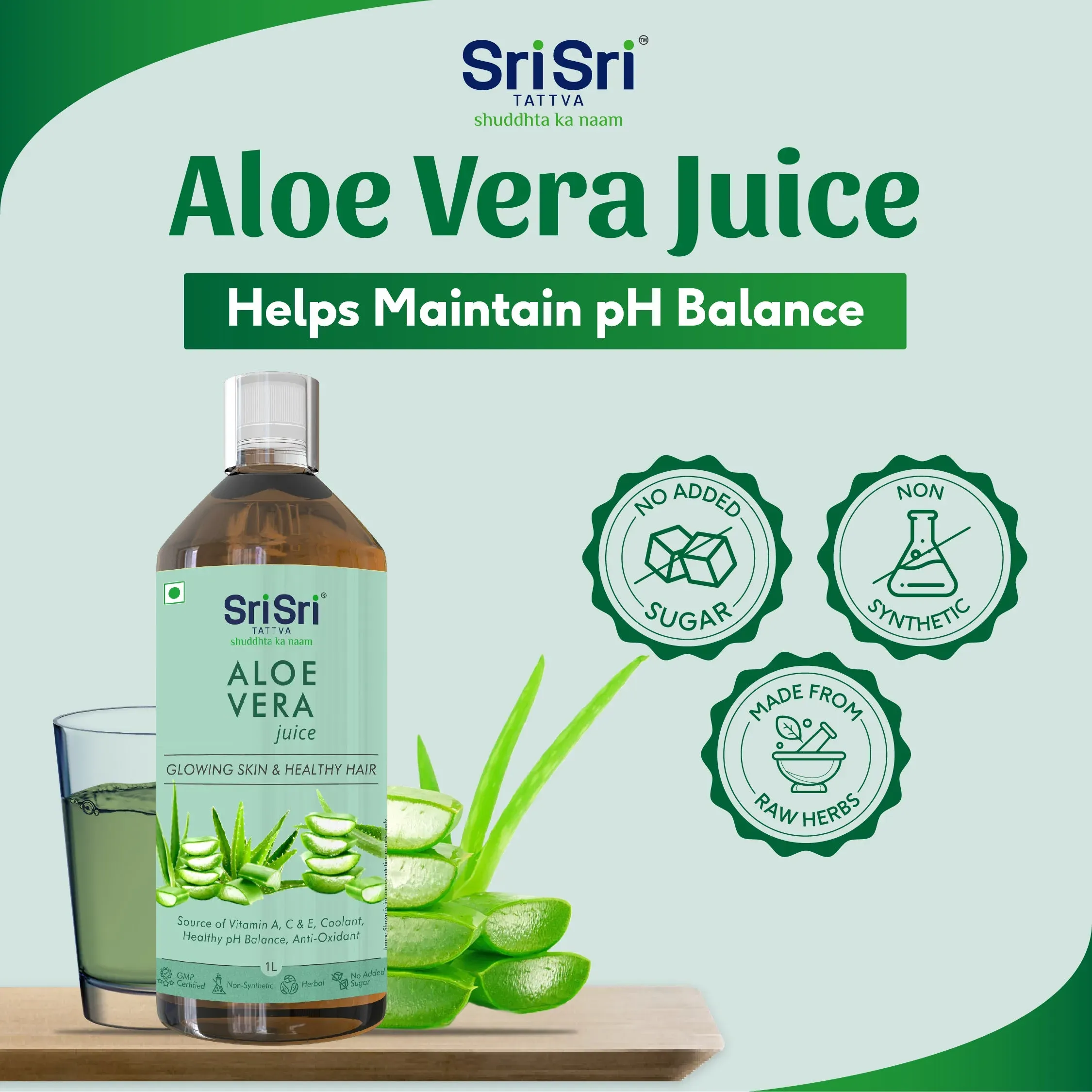 Sri Sri Tattva Aloe Vera Juice - Image 2