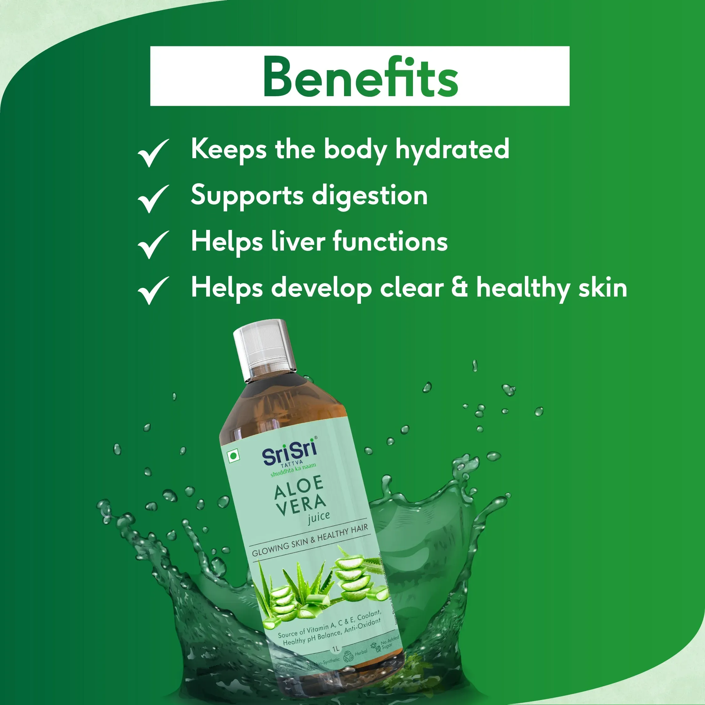Sri Sri Tattva Aloe Vera Juice - Image 3