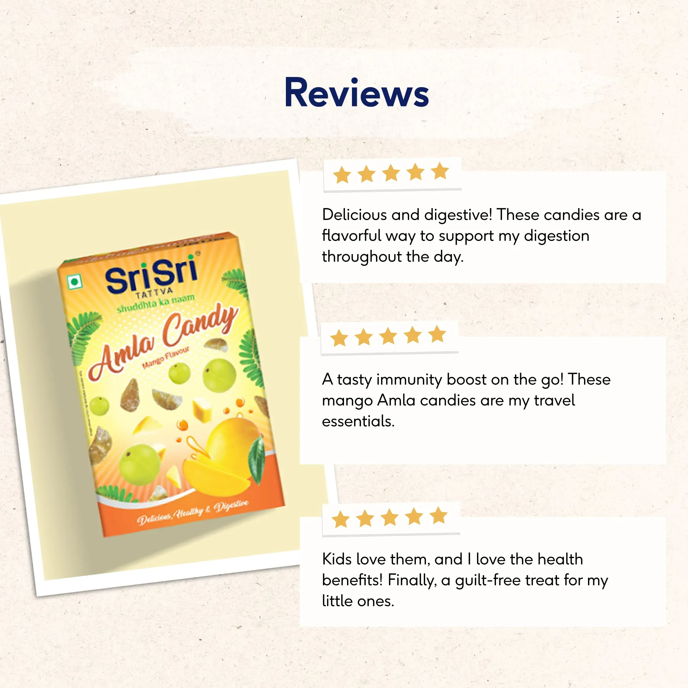 Sri Sri Tattva Amla Candy Mango Flavoured - Image 5
