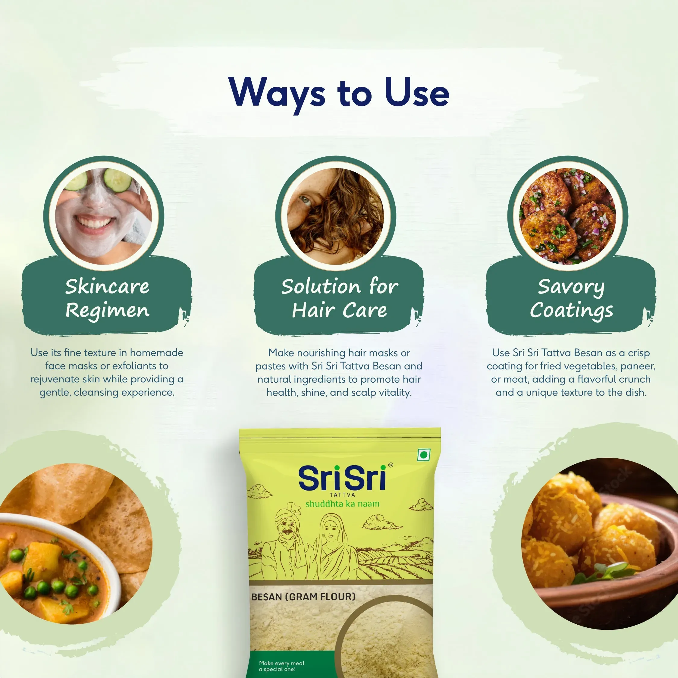 Sri Sri Tattva Besan (Gram Flour) - Image 2