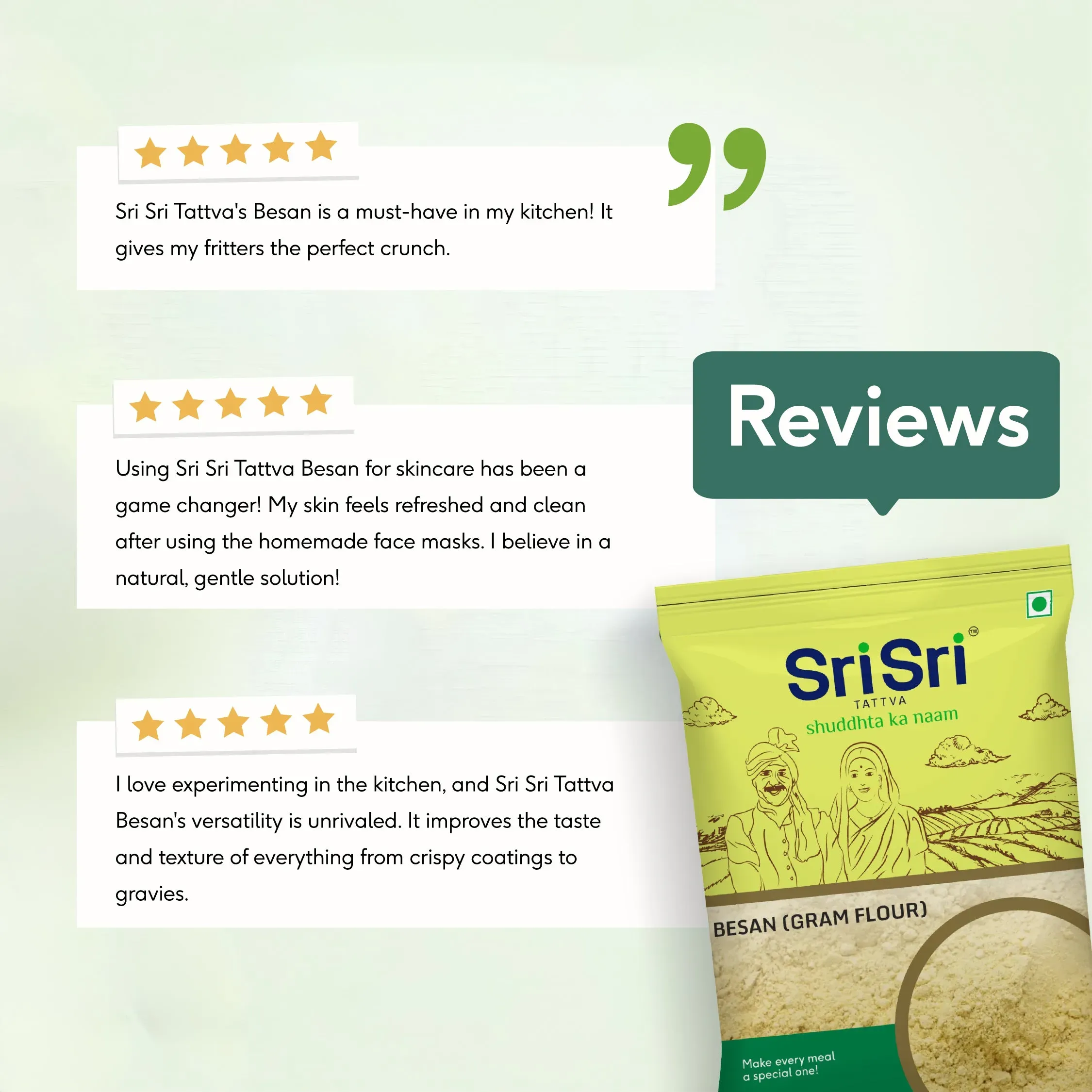 Sri Sri Tattva Besan (Gram Flour) - Image 5