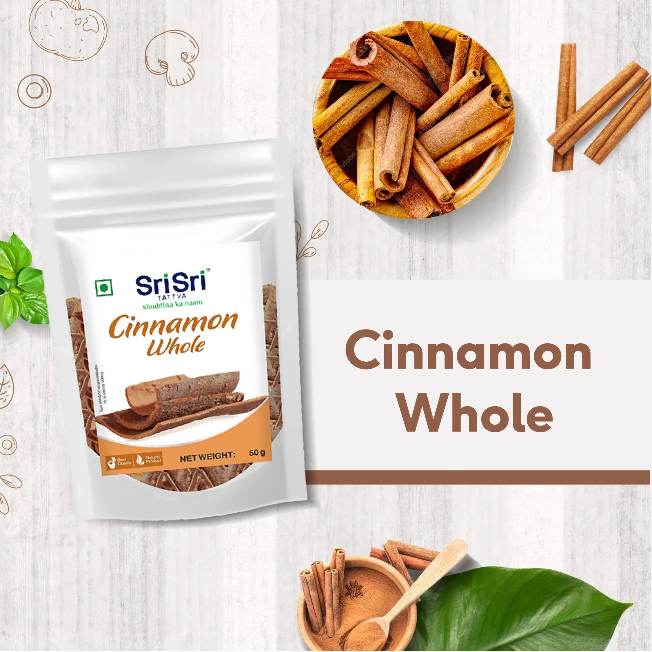 Sri Sri Tattva Cinnamon Whole - Image 2