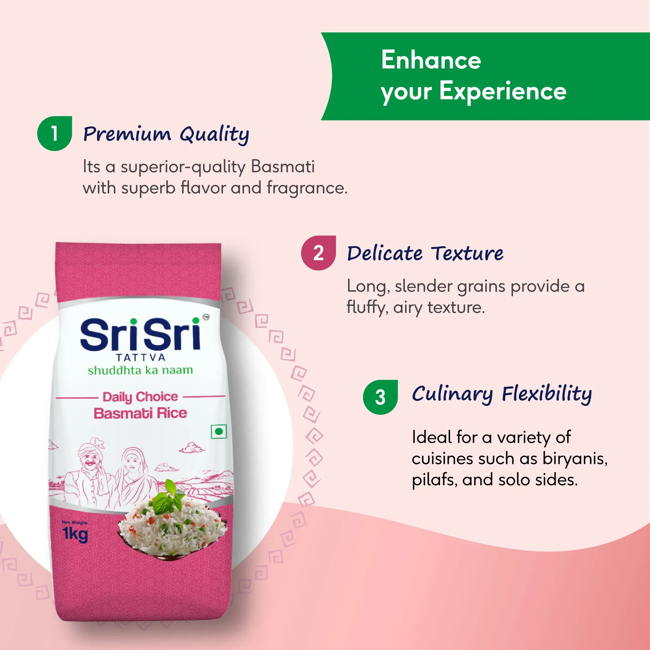 Sri Sri Tattva Daily Choice Basmati Rice - Image 3