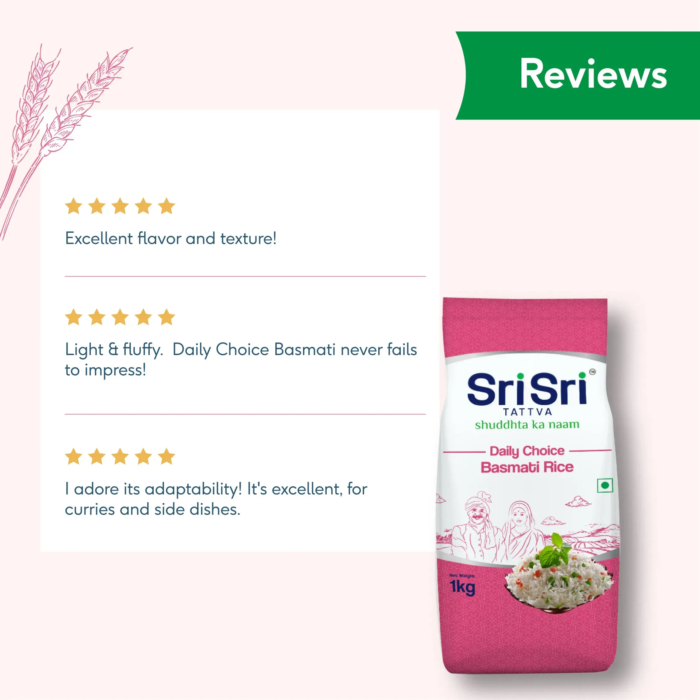 Sri Sri Tattva Daily Choice Basmati Rice - Image 5