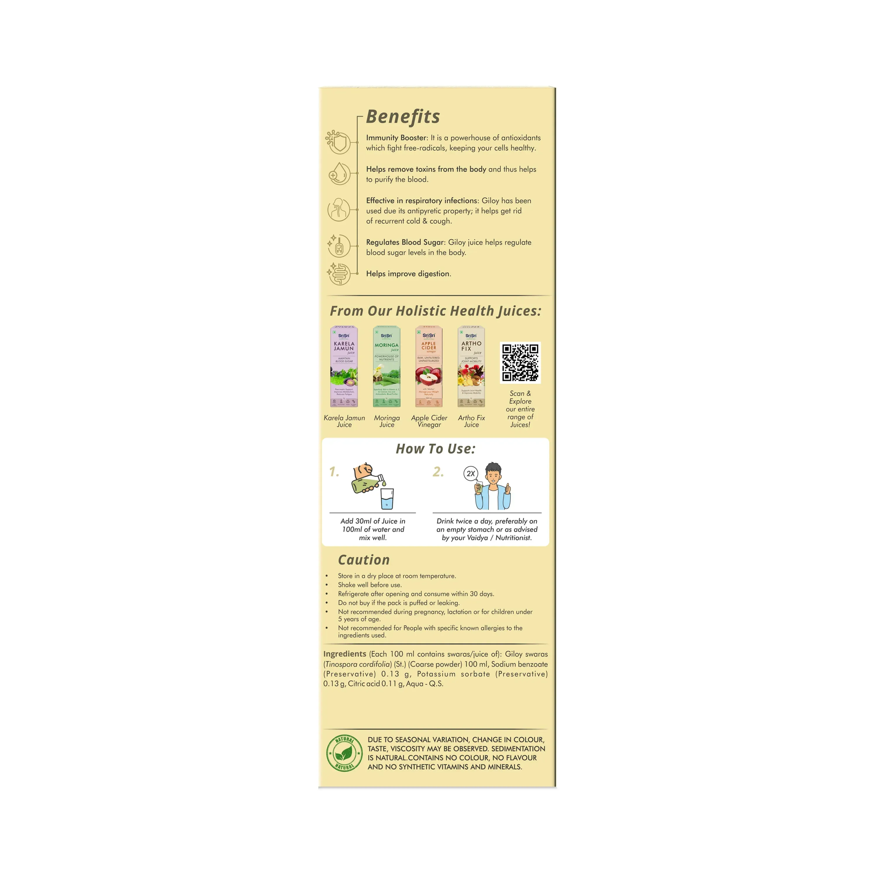 Sri Sri Tattva Giloy Juice - Image 2