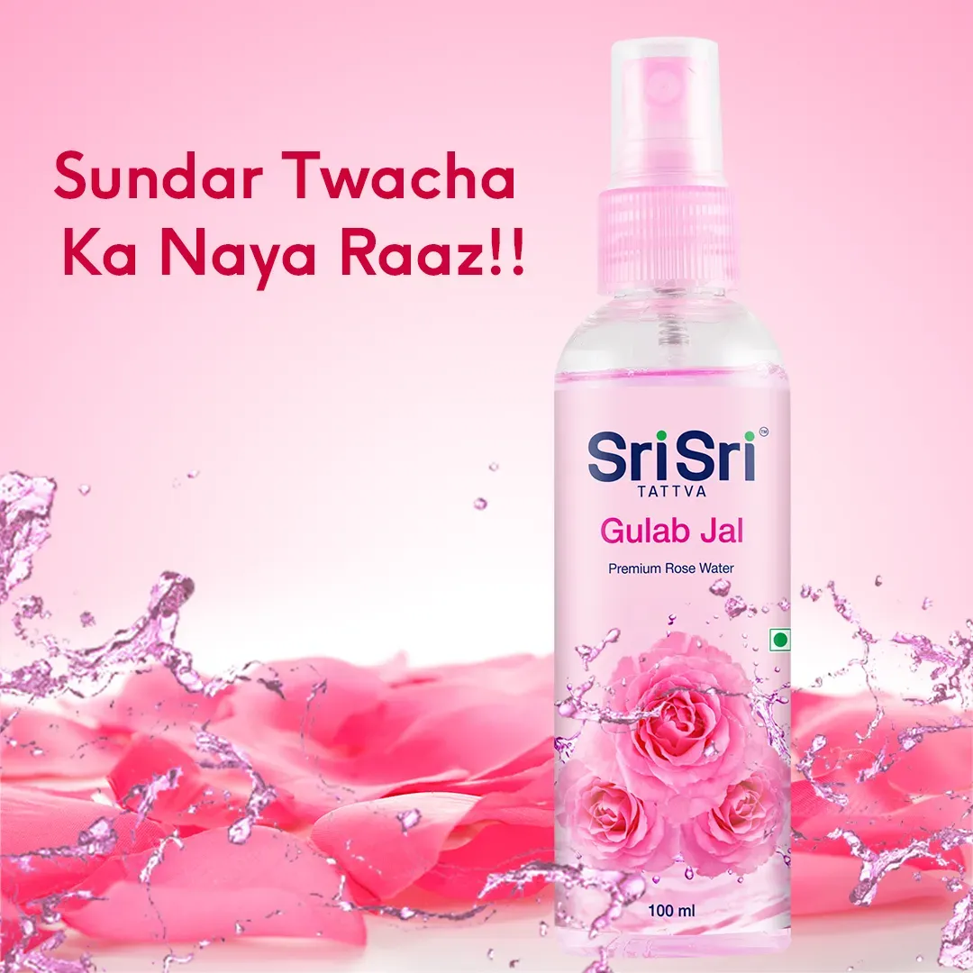 Sri Sri Tattva Gulab Jal Rose Water Spray Bottle - Image 2