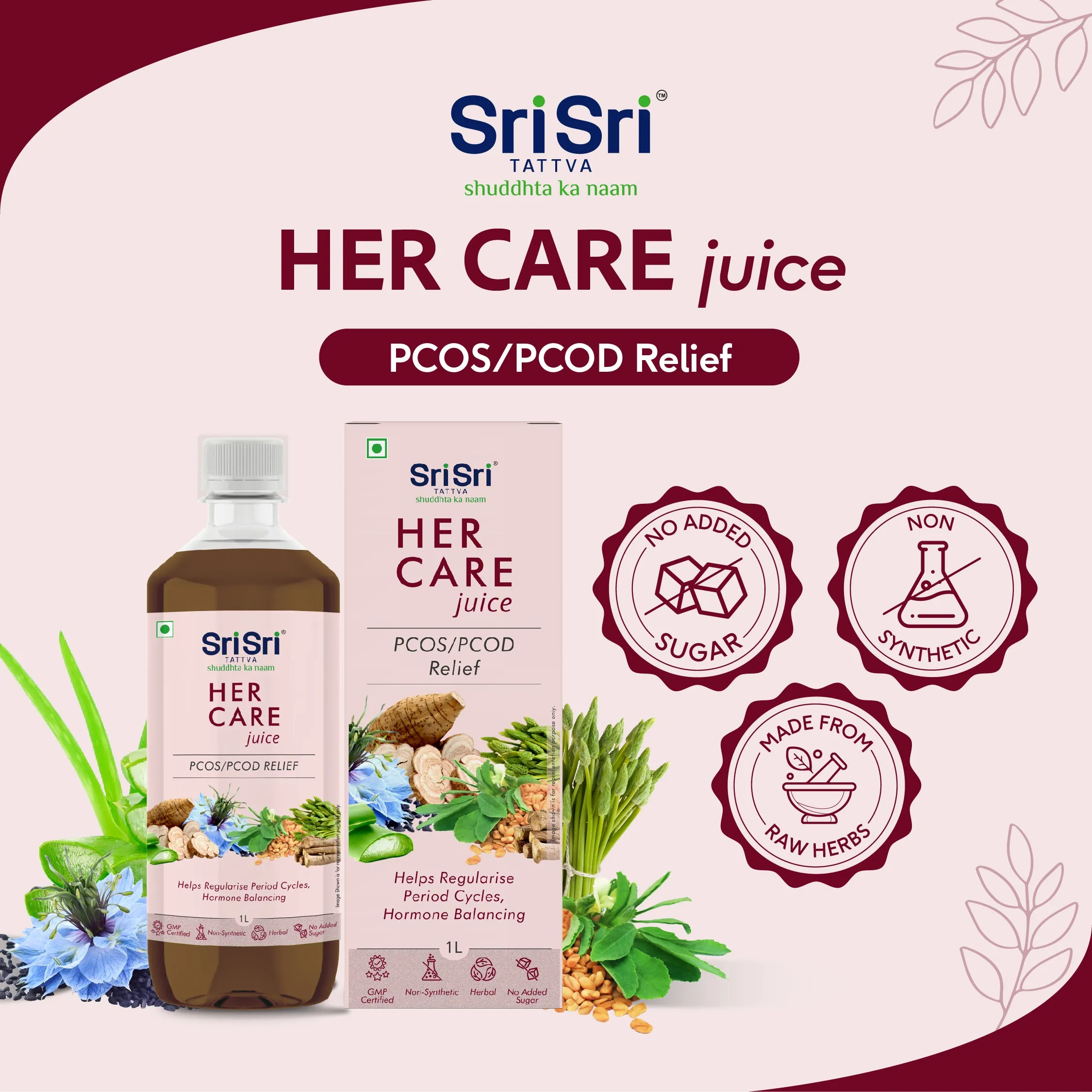 Sri Sri Tattva Her Care Juice - Image 2