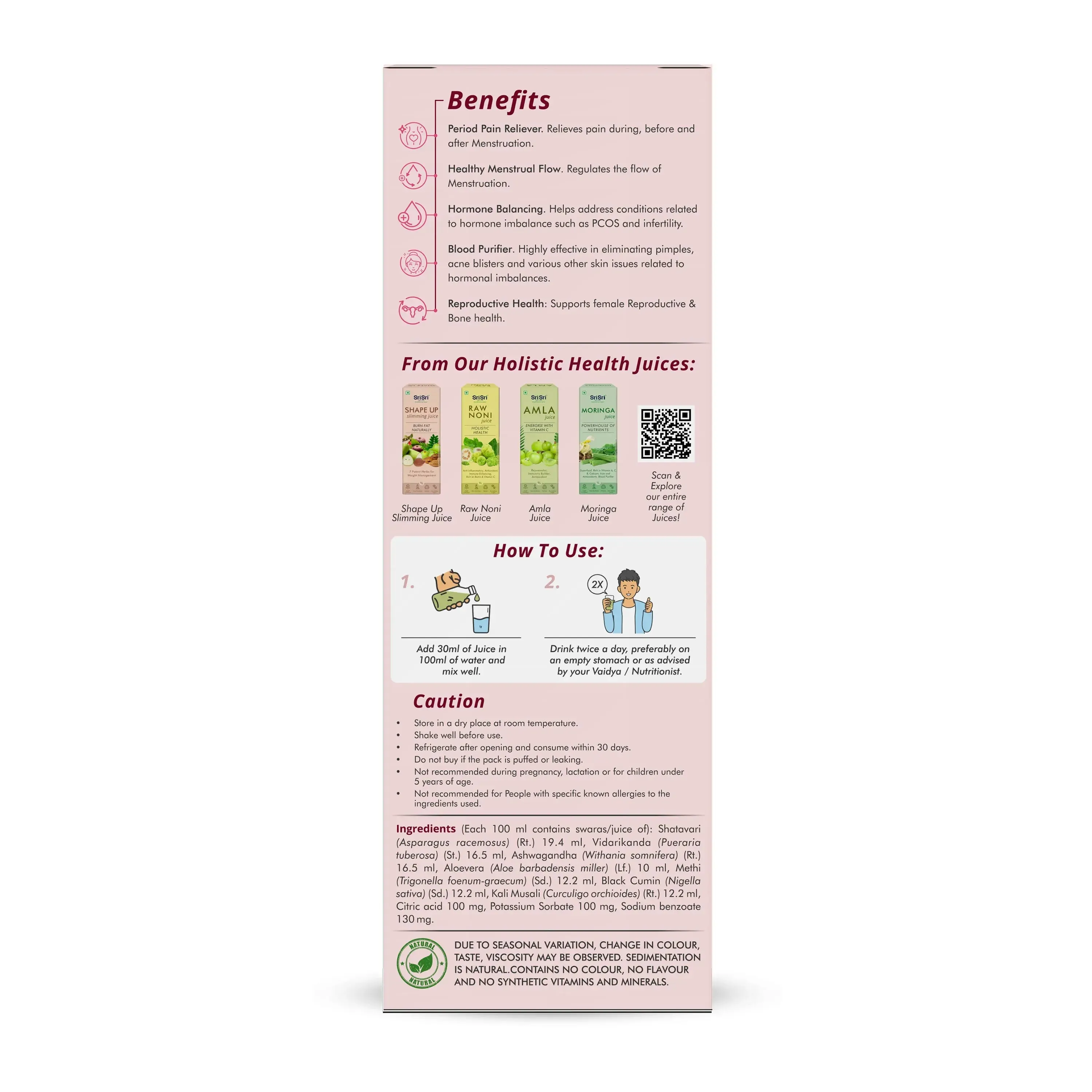 Sri Sri Tattva Her Care Juice - Image 7