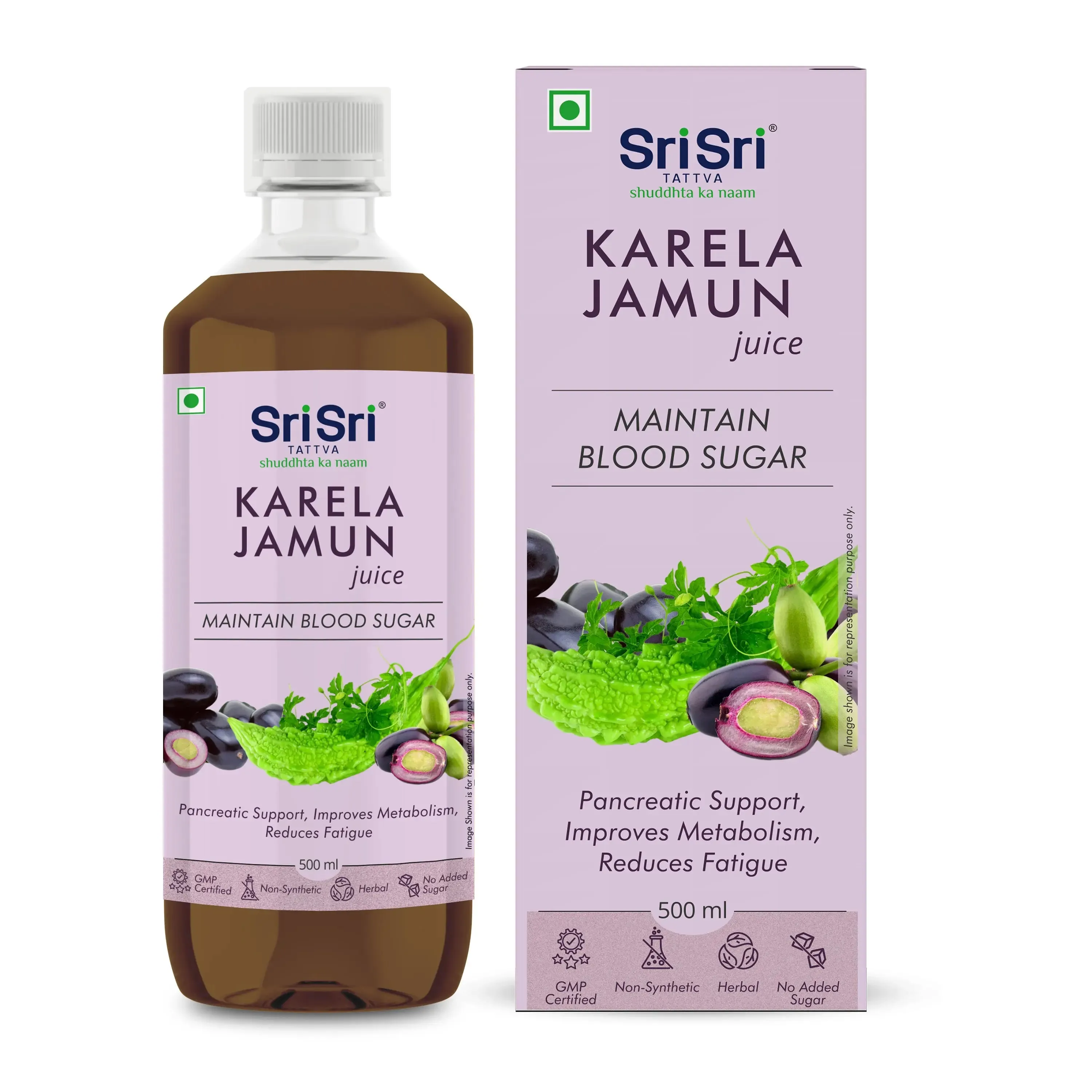 Sri Sri Tattva Karela Jamun Juice - Image 1