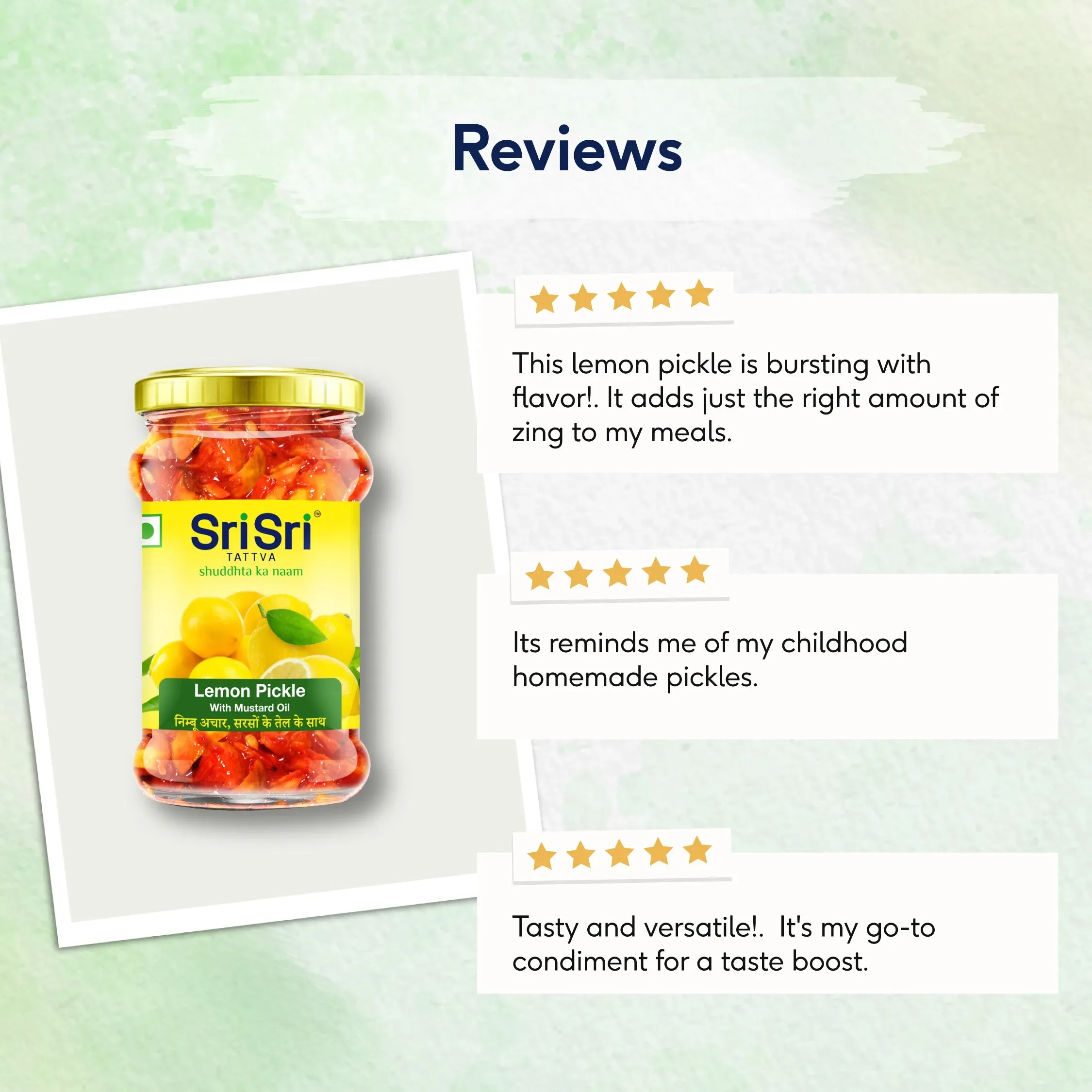 Sri Sri Tattva Lemon Pickle - Mustard Oil - Image 6