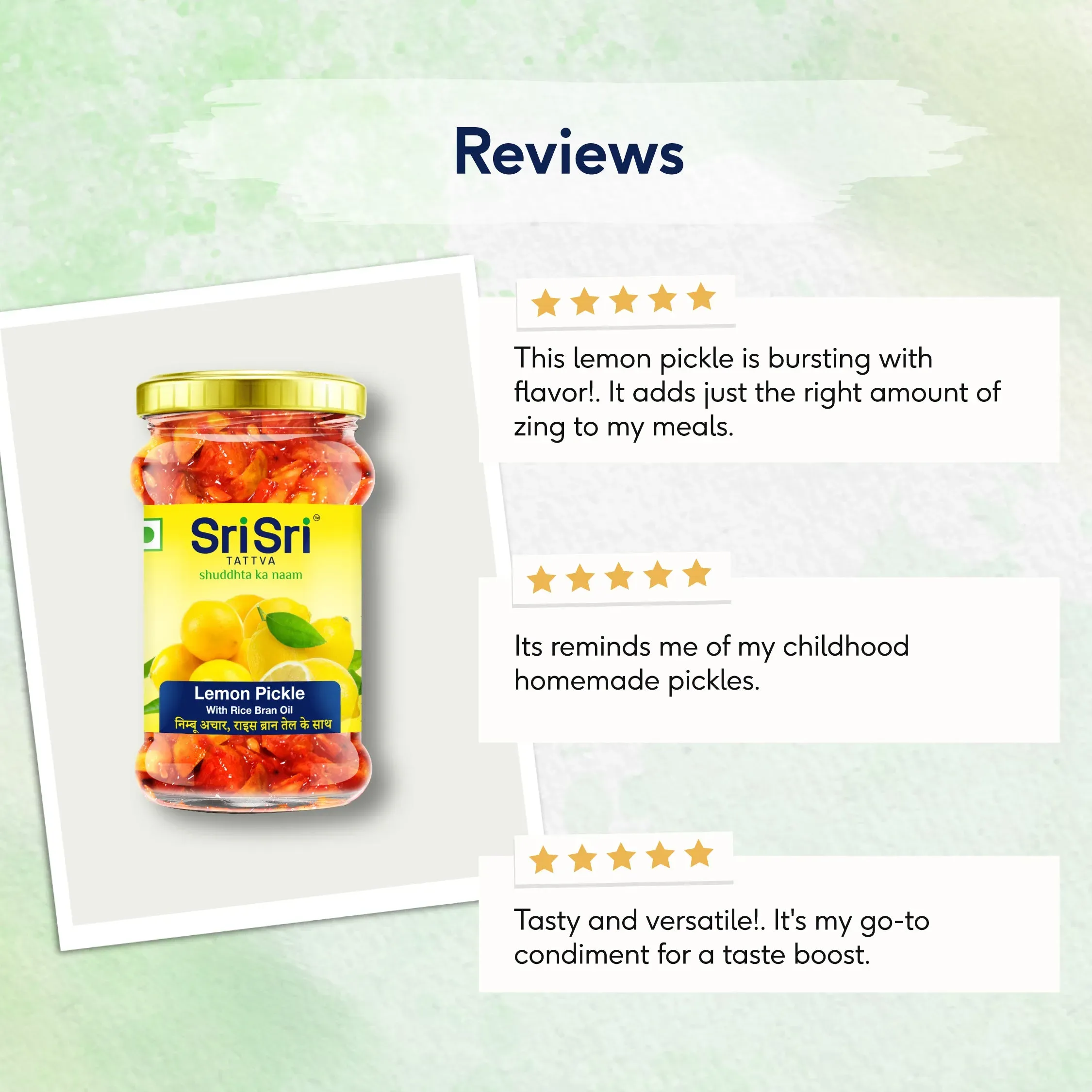 Sri Sri Tattva Lemon Pickle - Rice Bran Oil - Image 5