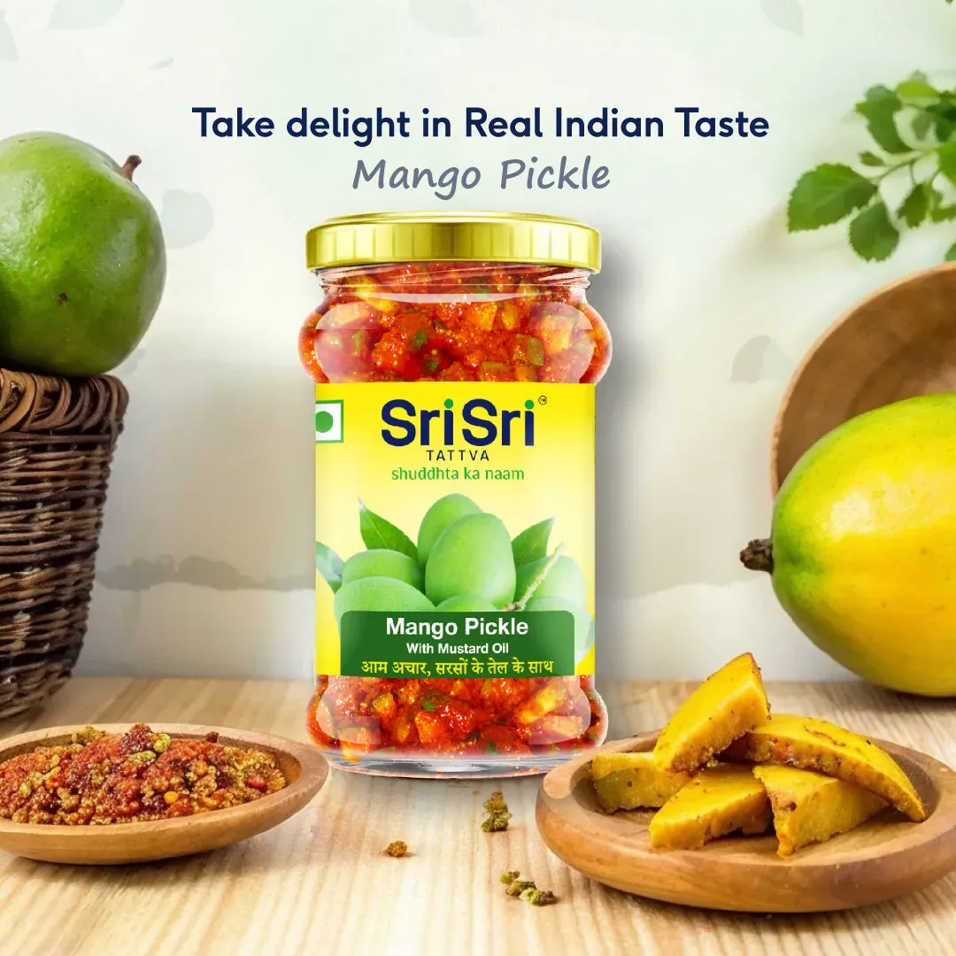 Sri Sri Tattva Mango Pickle - Mustard Oil - Image 2