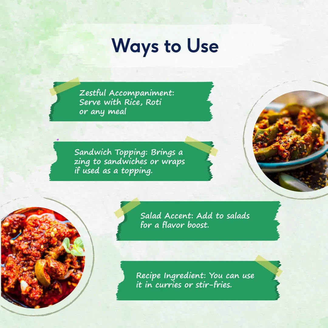 Sri Sri Tattva Mango Pickle - Mustard Oil - Image 4