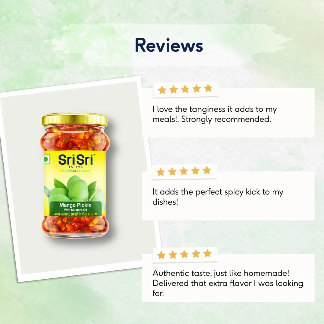 Sri Sri Tattva Mango Pickle - Mustard Oil - Image 5