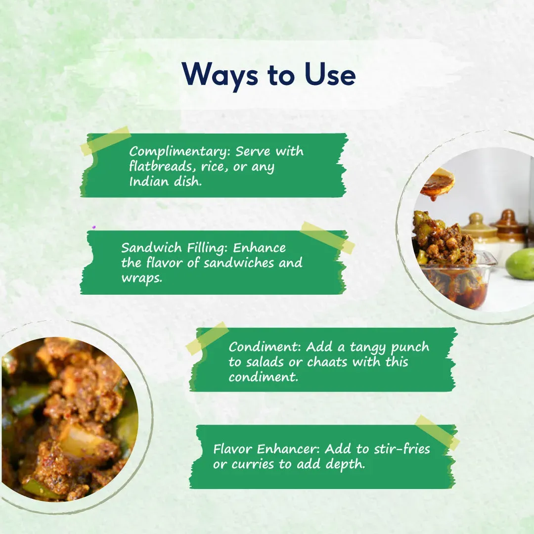 Sri Sri Tattva Mango Pickle - Rice Bran Oil - Image 3
