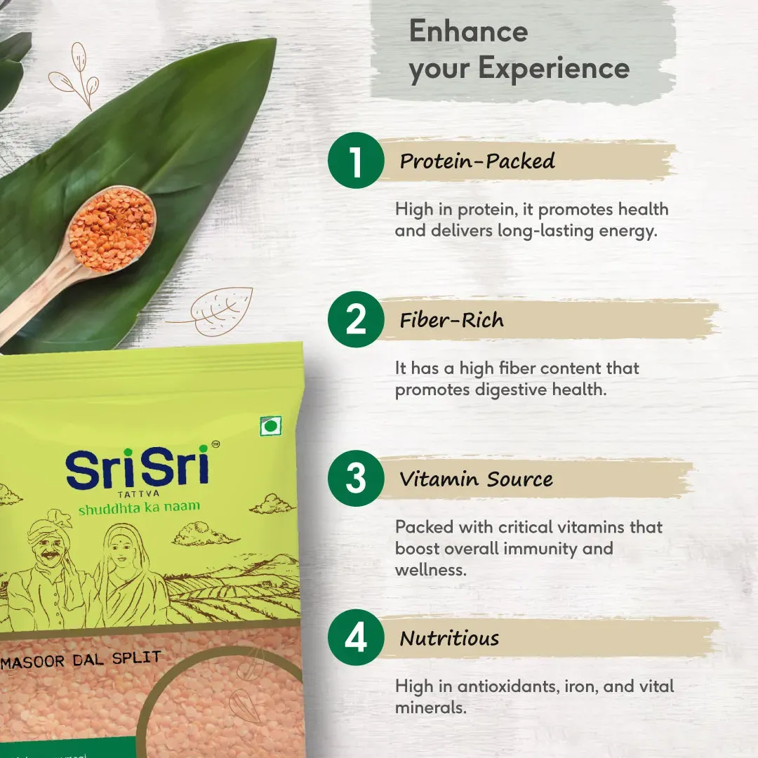Sri Sri Tattva Masoor Dal Split - Image 3