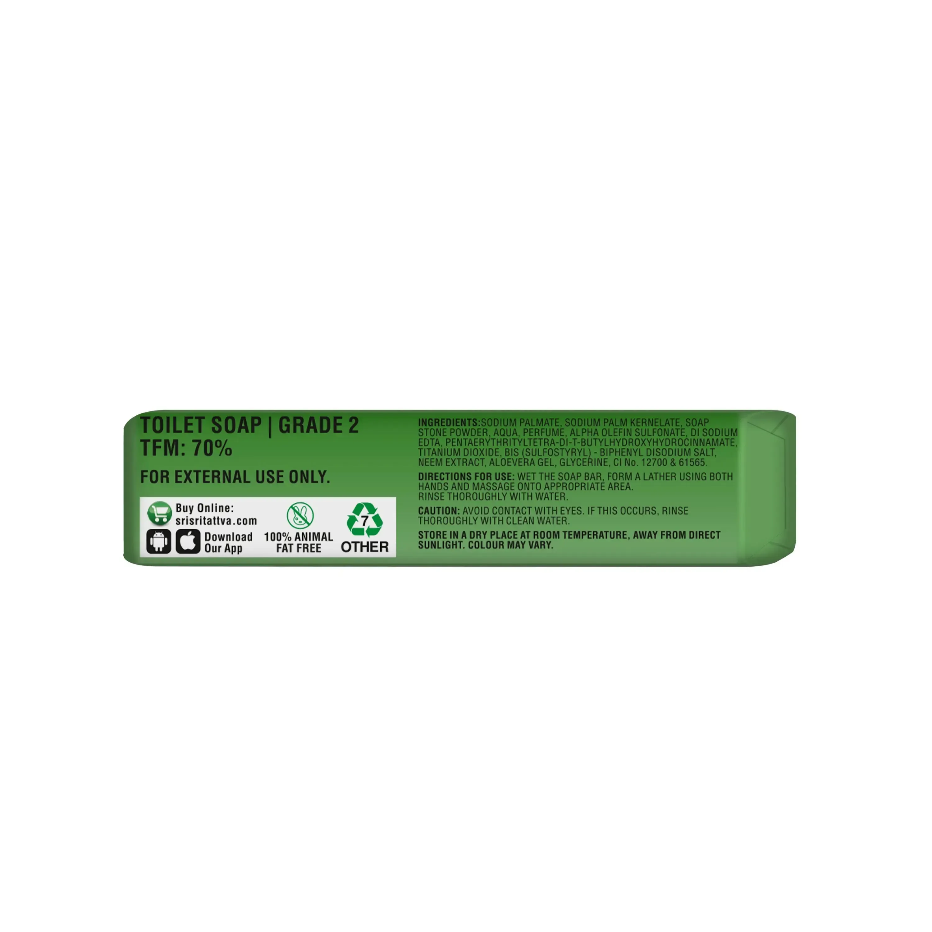 Sri Sri Tattva Neem & Aloevera Soap - Image 3