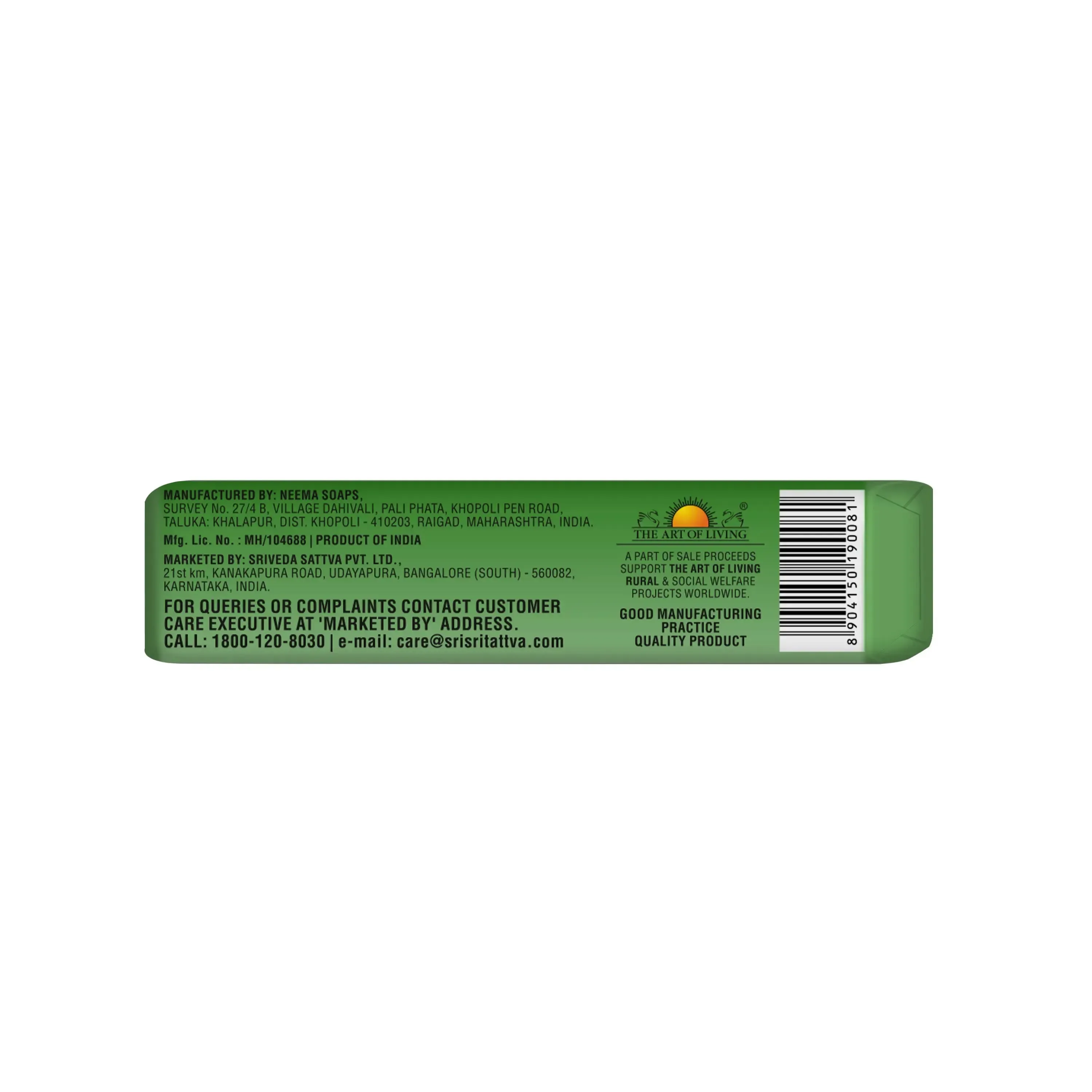 Sri Sri Tattva Neem & Aloevera Soap - Image 4