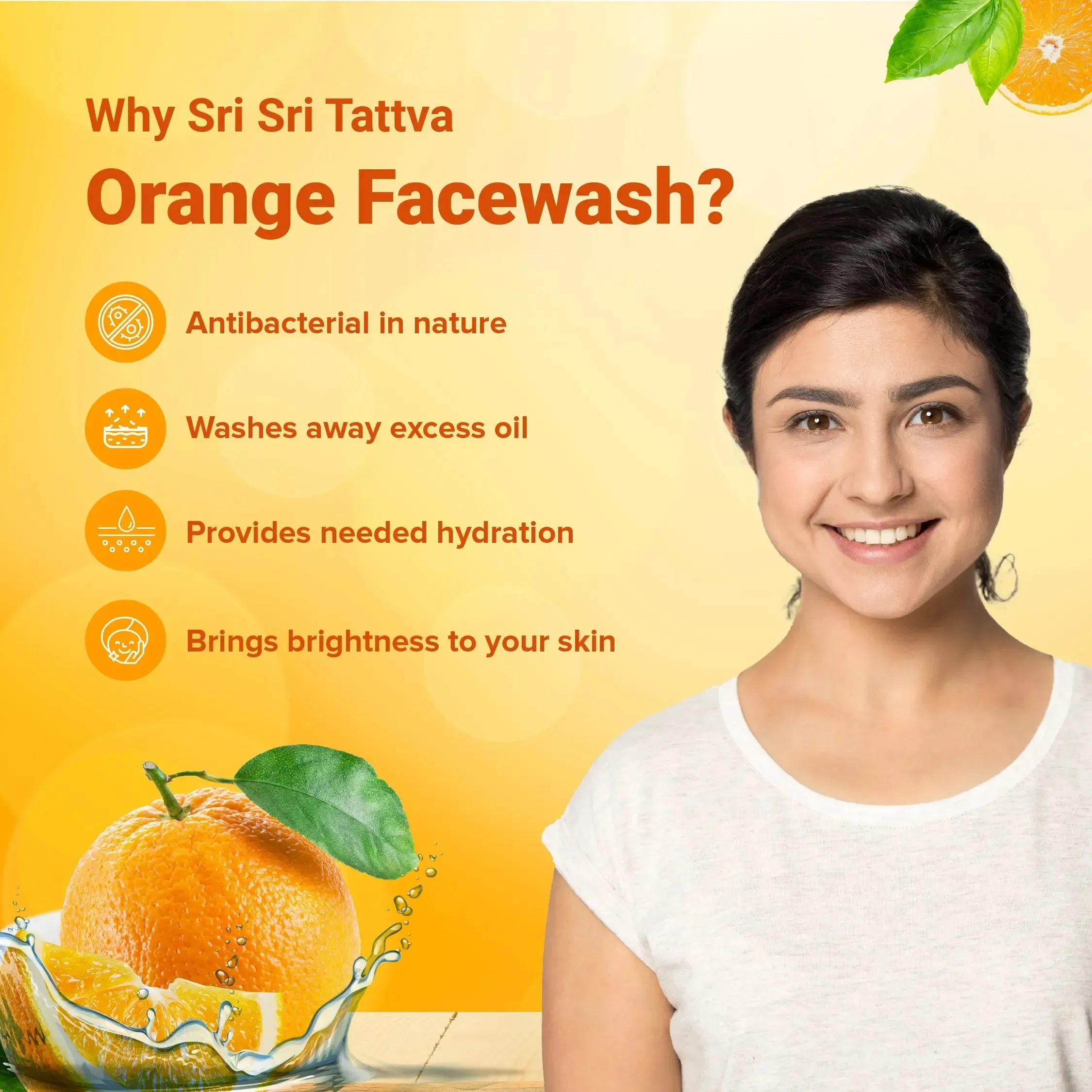 Sri Sri Tattva Orange Face Wash - Image 4