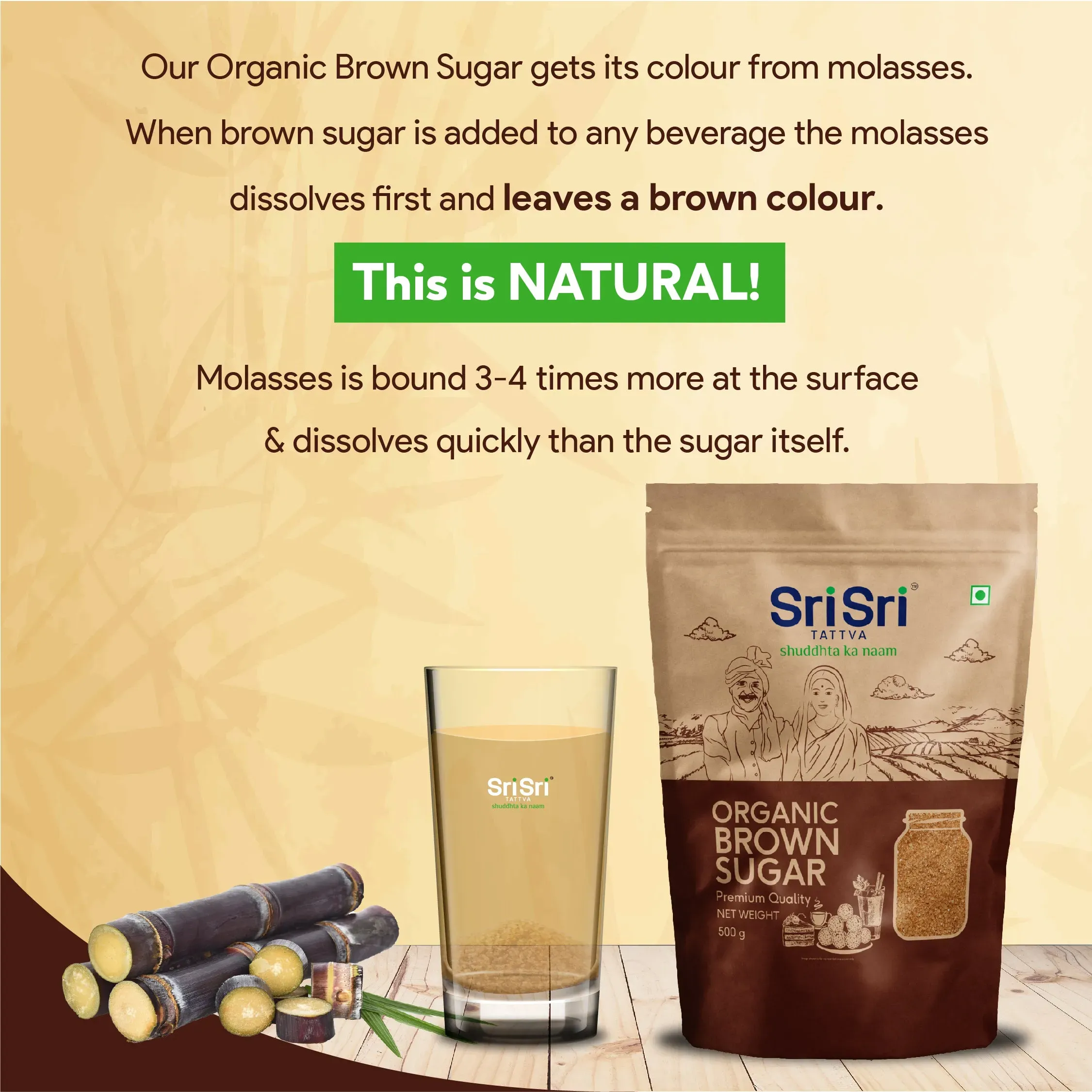 Sri Sri Tattva Organic Brown Sugar - Image 6