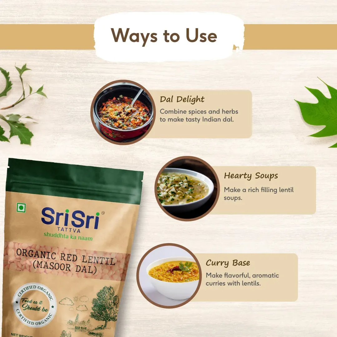 Sri Sri Tattva Organic Red Lentil - Image 4