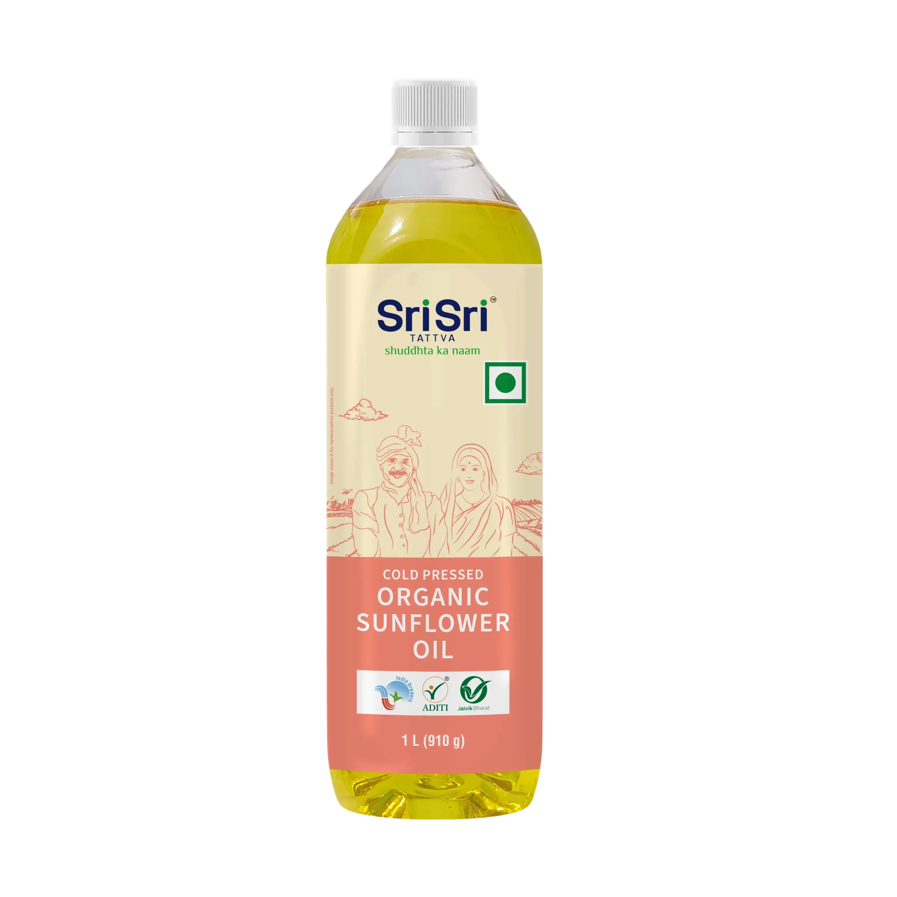 SRI SRI Tattva Organic Sunflower Oil Bottle