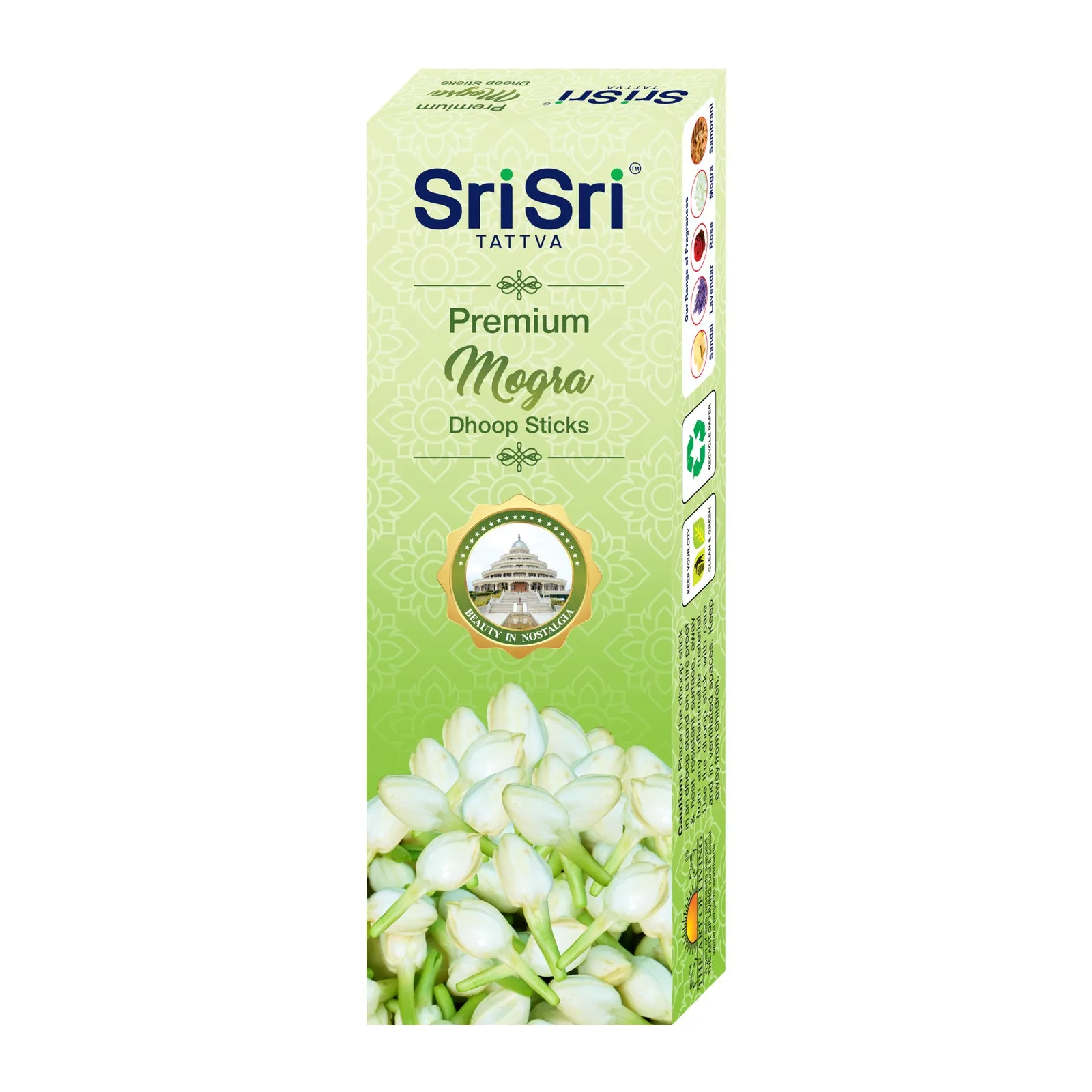 SRI SRI Tattva Premium Mogra Dhoop Sticks
