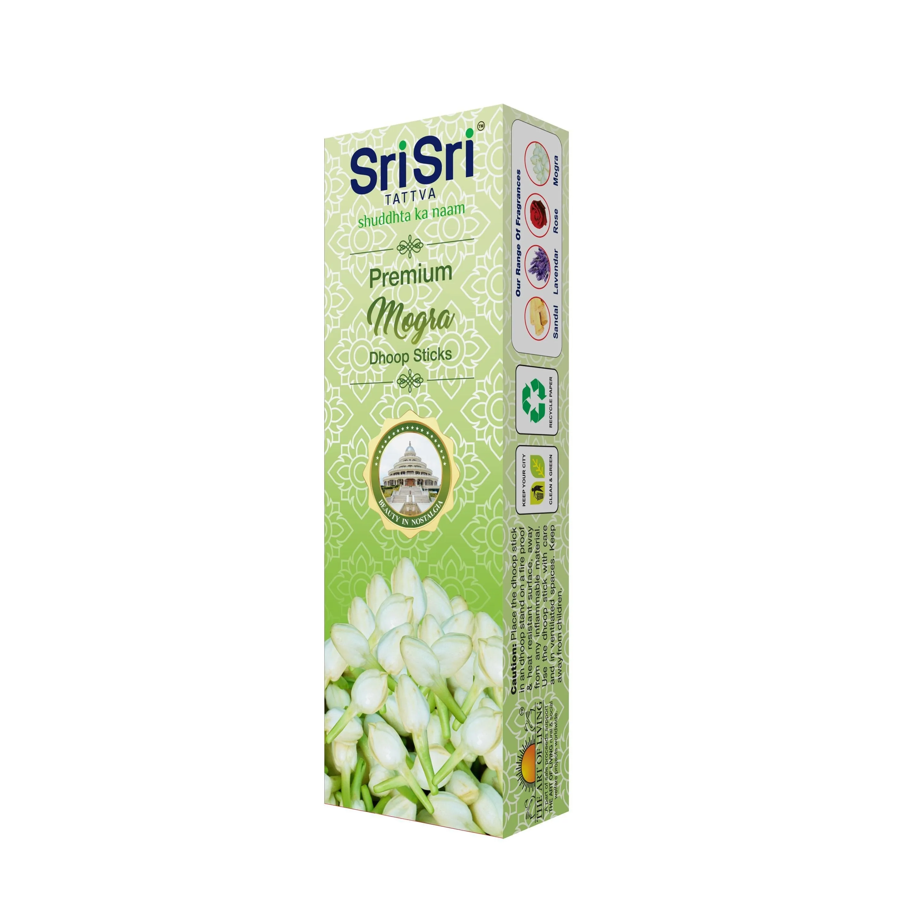 Sri Sri Tattva Premium Mogra Dhoop Sticks - Image 2