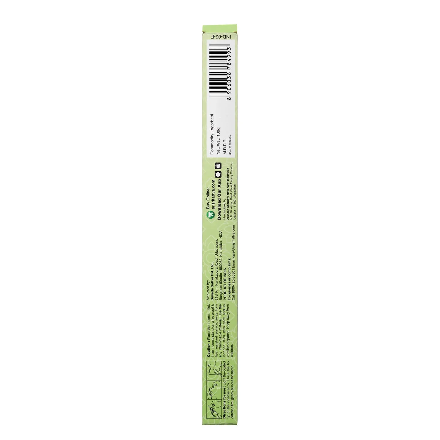 Sri Sri Tattva Premium Mogra Dhoop Sticks - Image 3