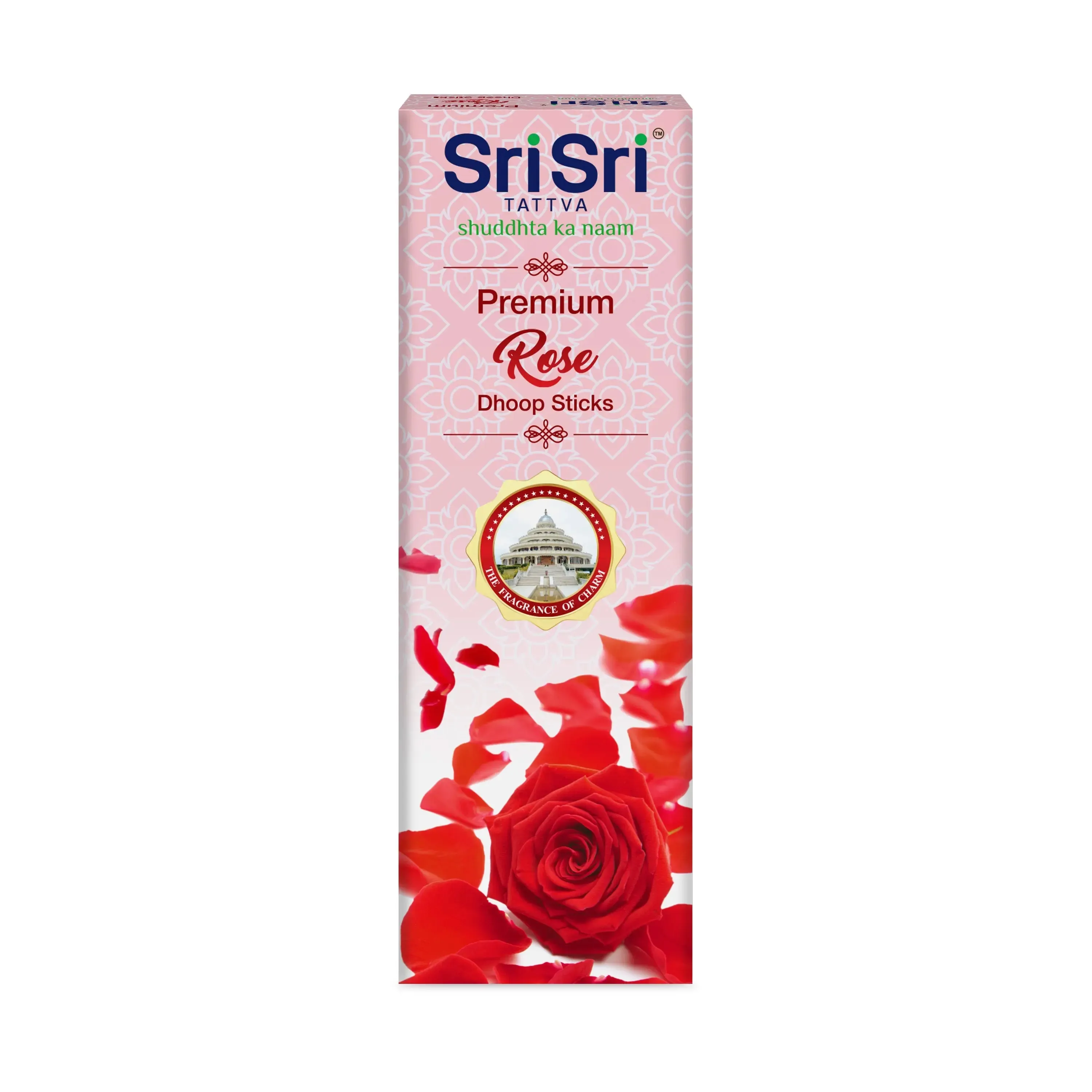 SRI SRI Tattva Premium Rose Dhoop Sticks