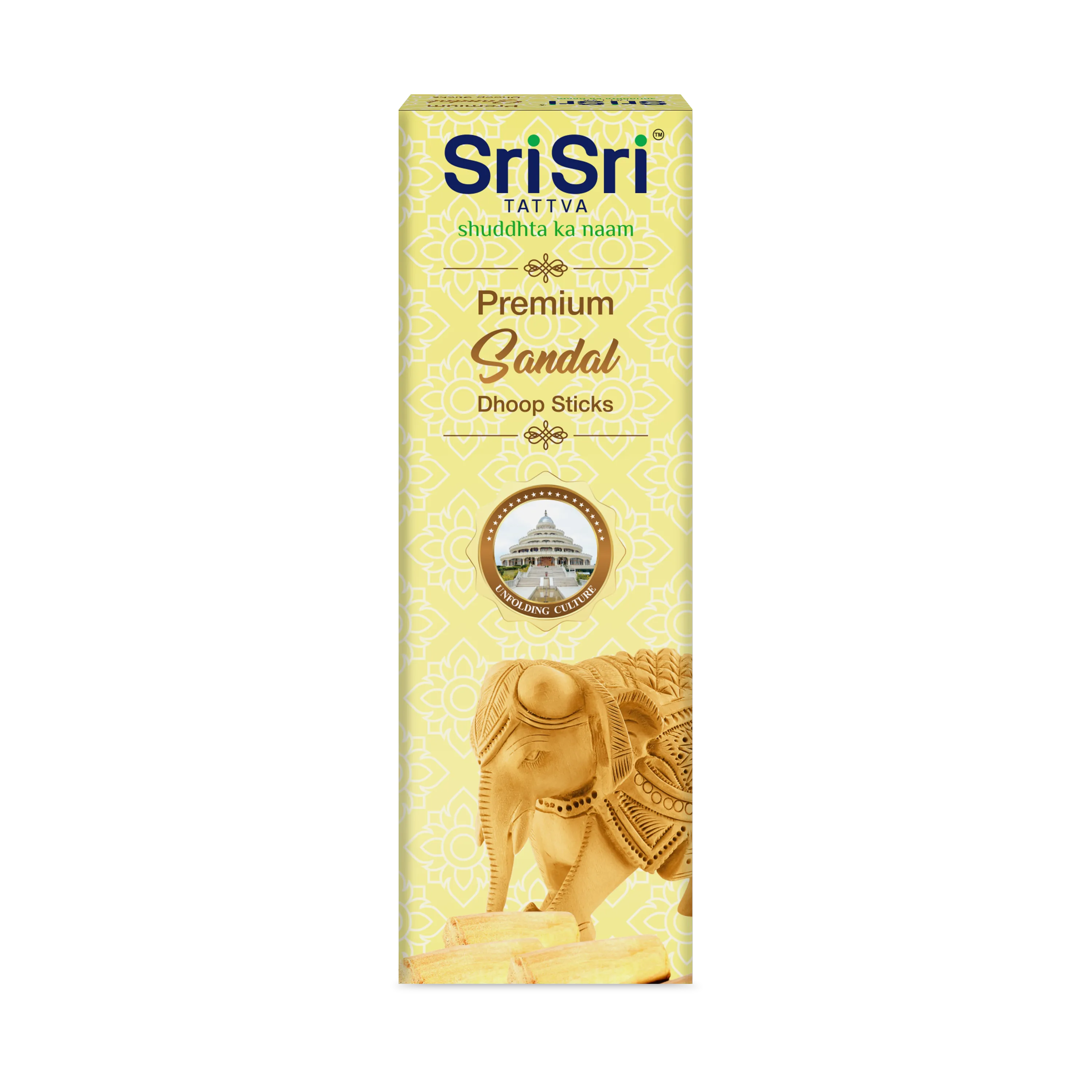 SRI SRI Tattva Premium Sandal Dhoop Sticks