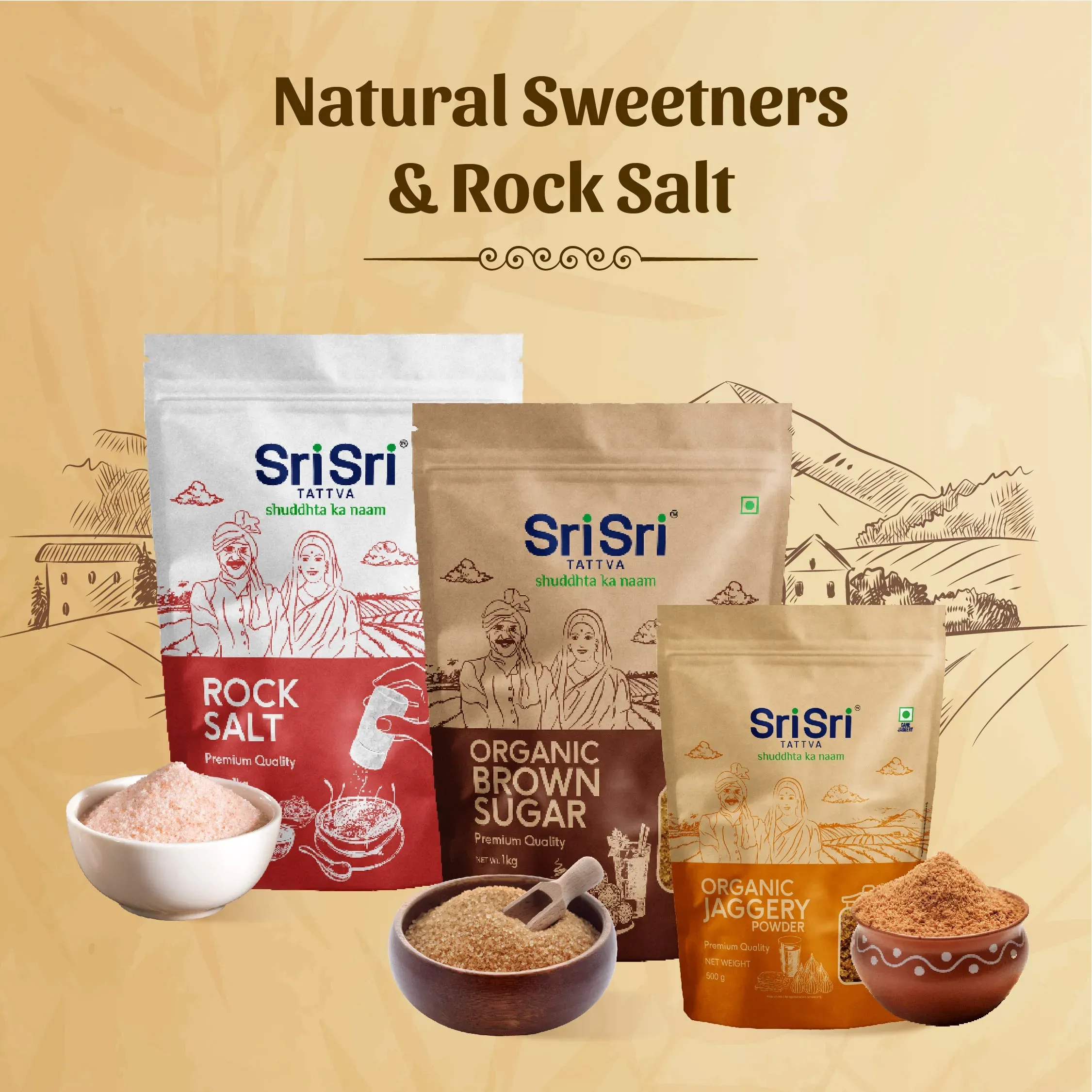 Sri Sri Tattva Salt, Sugar, Jaggery - Image 2