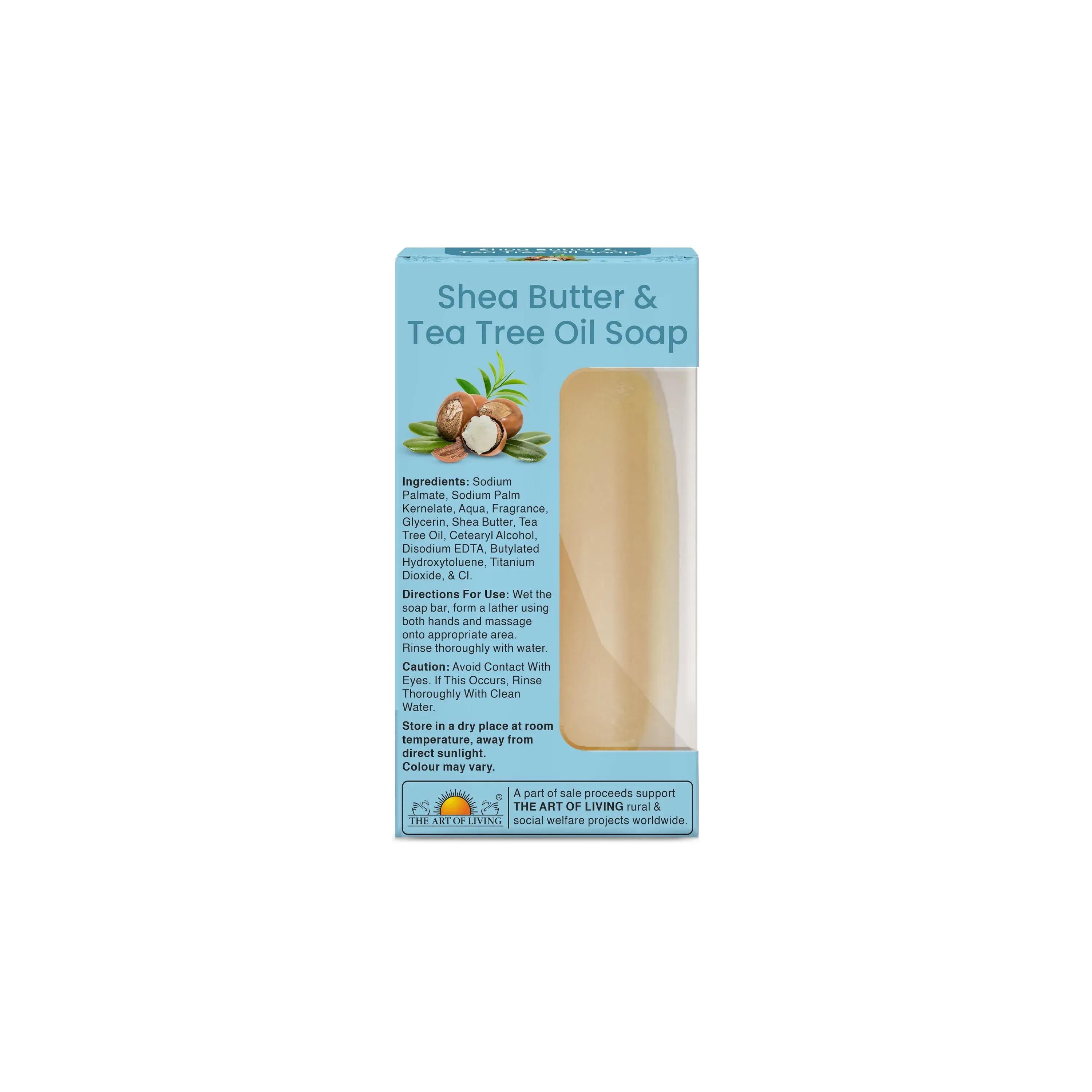 Sri Sri Tattva Shea Butter & Tea Tree Oil Soap - Image 3