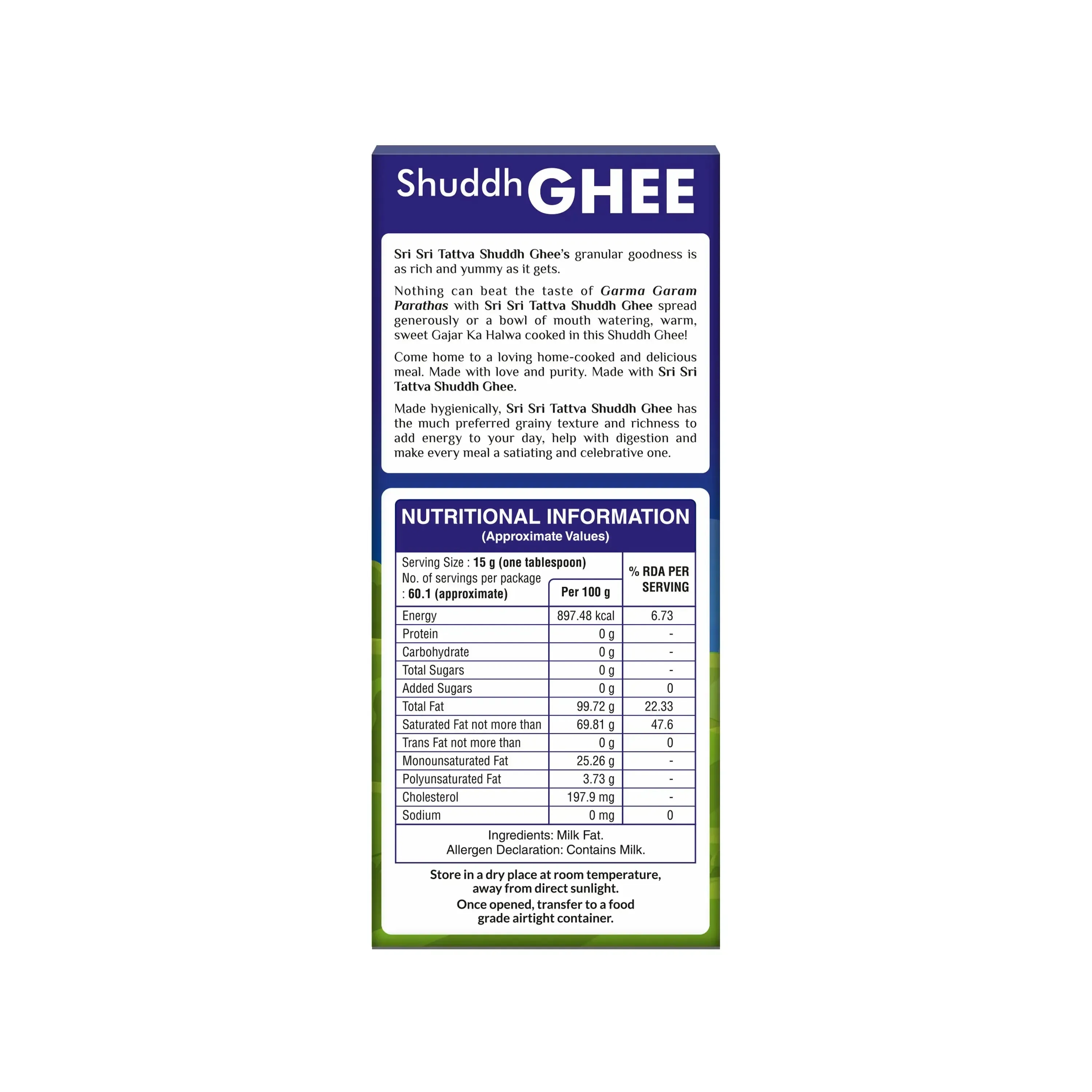 Sri Sri Tattva Shuddh Ghee Danedar Pure & Tasty - Image 10