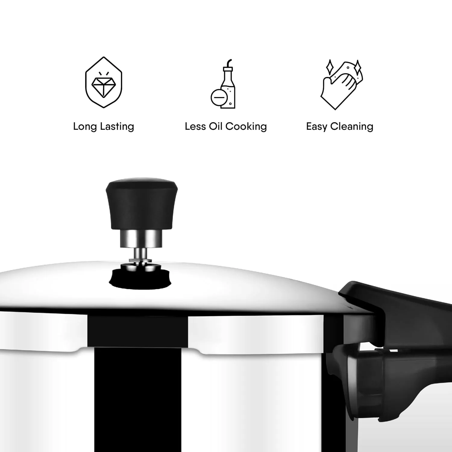 Stahl Xpress Cooker Triply Pressure Cooker Tall - Image 6