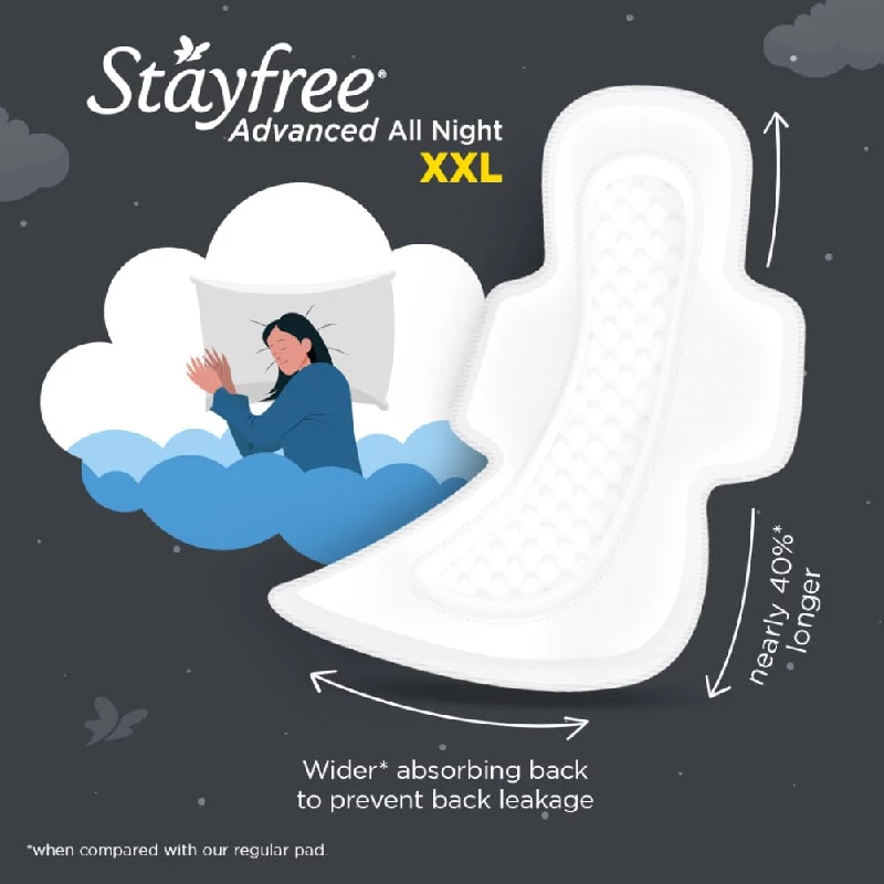 Stayfree Advanced XXL Night Ultra Comfort Sanitary Pads - Image 3