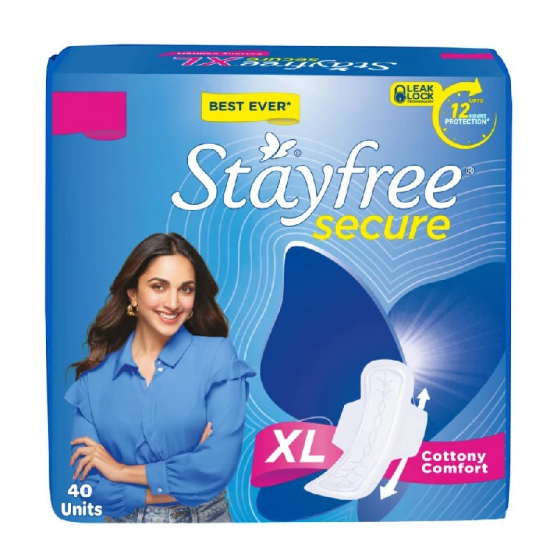 Stayfree Secure Xl Cottony Soft Sanitary Pads