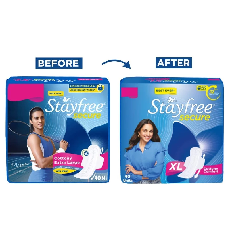 Stayfree Secure xl Cottony Soft Sanitary Pads - Image 3