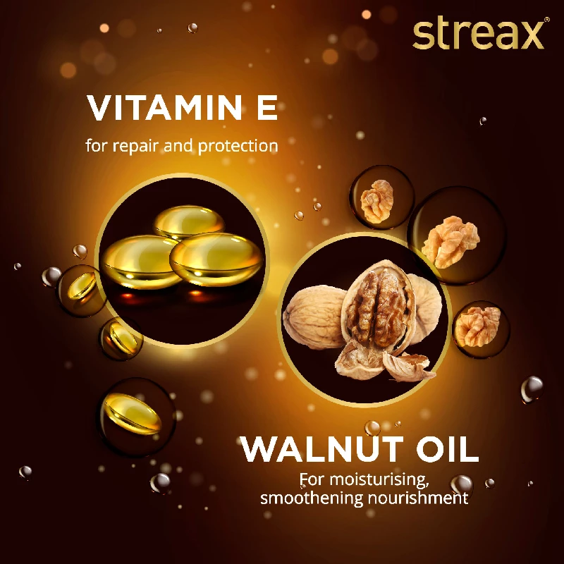 Streax Hair Serum Vitalized With Walnut Oil - Image 2