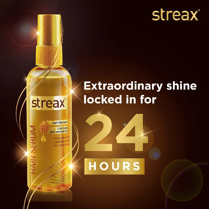Streax Hair Serum Vitalized With Walnut Oil - Image 3