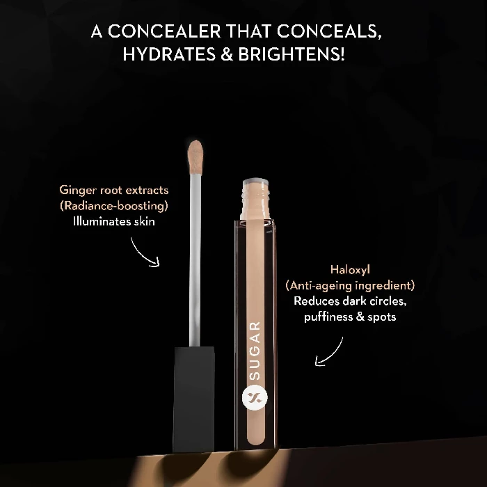 Sugar Auto Correct Creaseless Concealer - (Golden Undertone) 07 Vanilla Latte - Image 2