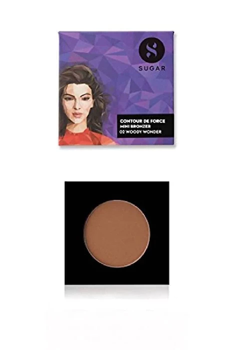 Sugar Cosmetics Contour De Force Mini Bronzer - 02 Woody Wonder Sugar Cosmetics Contour De Force Mini Bronzer - 02 Woody Wonder-Pack Size-4 g