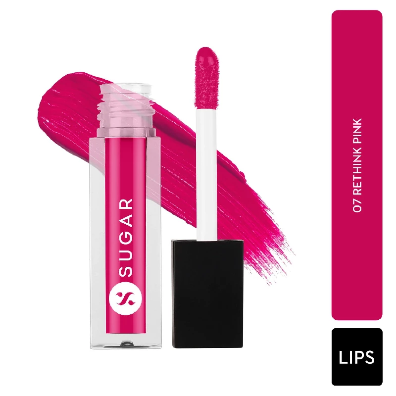 Sugar Cosmetics Smudge me not- Mini Liquid Lipstick Sugar Cosmetics Smudge me not- Mini Liquid Lipstick-Shades-07 Rethink Pink