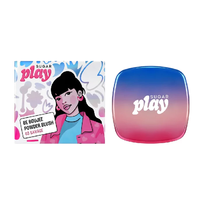 Sugar Play Be Boujee Powder Blush - 03 Savage Sugar Play Be Boujee Powder Blush - 03 Savage-Pack Size-8 g