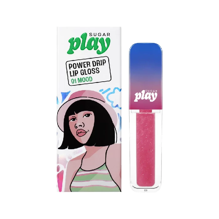 Sugar Play Power Drip Lip Gloss - 01 Mood Sugar Play Power Drip Lip Gloss - 01 Mood-Pack Size-2 ml
