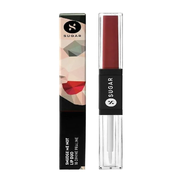 Sugar Smudge Me Not Lip Duo - Divine Praline (Dusty Burgundy) - Image 2