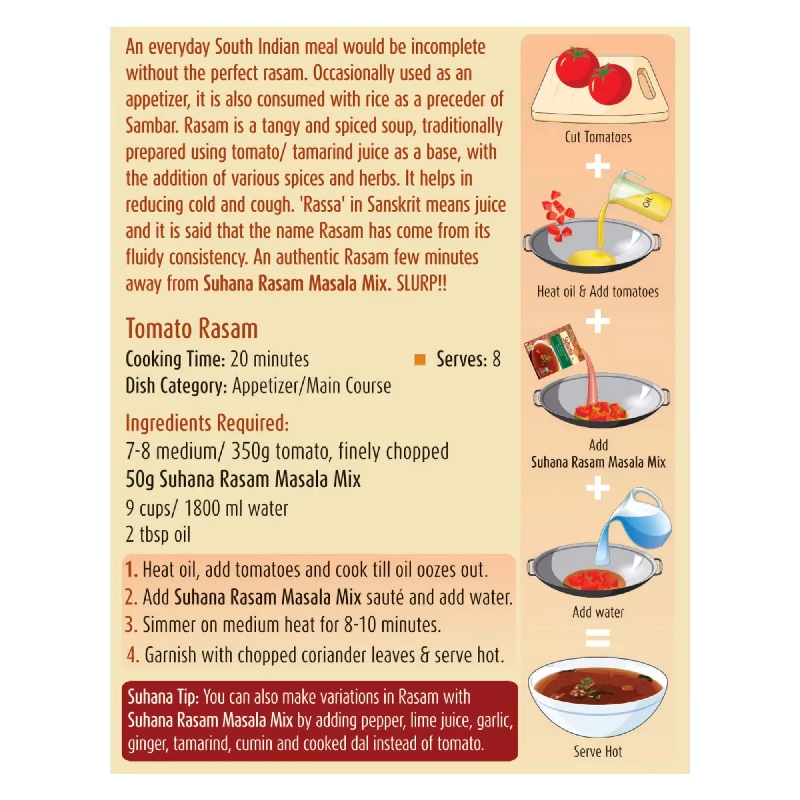 Suhana Rasam Masala Spice Mix - Image 3