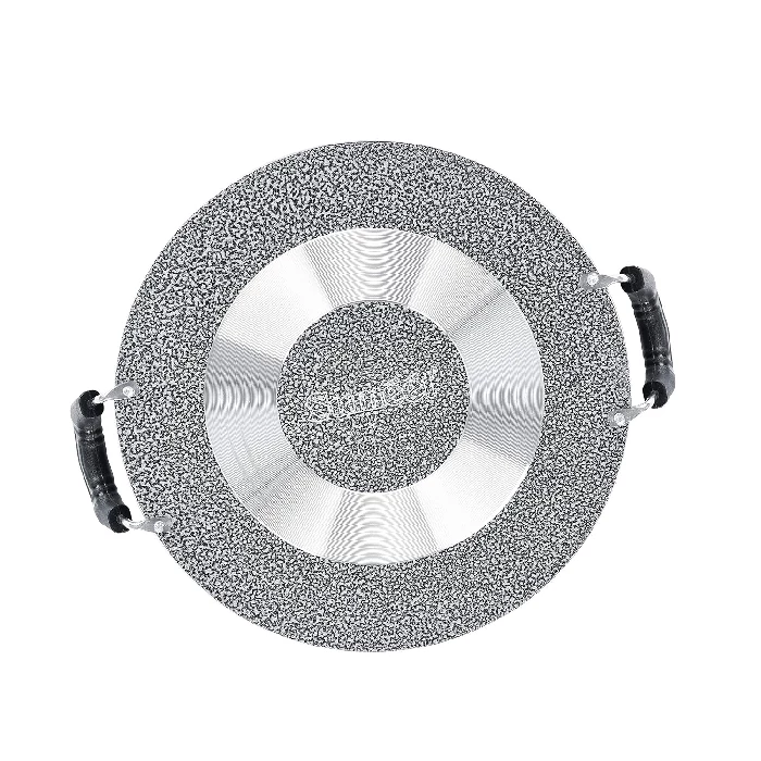Sumeet 4mm Nonstick Saral Tawa 30.5 Cm (Silver) - Image 2
