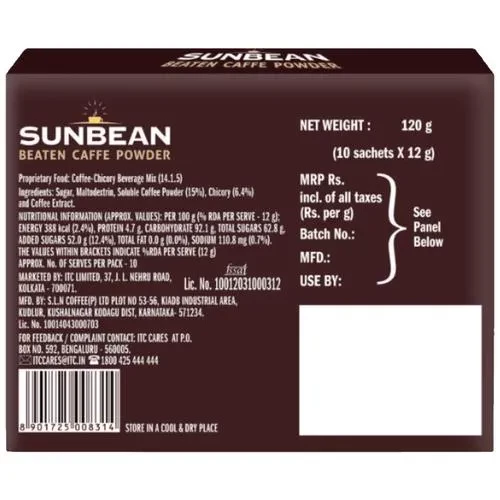 Sunbean   Beaten Caffe Powder - Creamy & Frothy Coffee In An Instant - Image 3